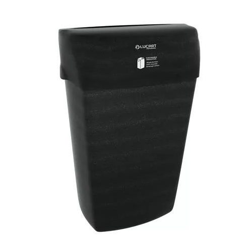 Lucart EcoNatural Waste Bin, 23 L-es hulladékgyűjtő, fekete