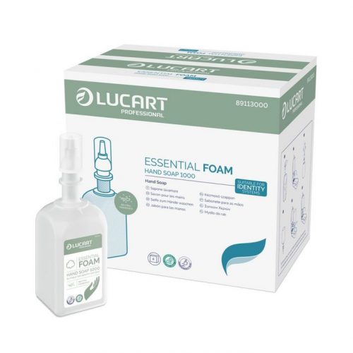 Lucart Identity Essential Habszappan 1000ml utántöltő, semleges illat