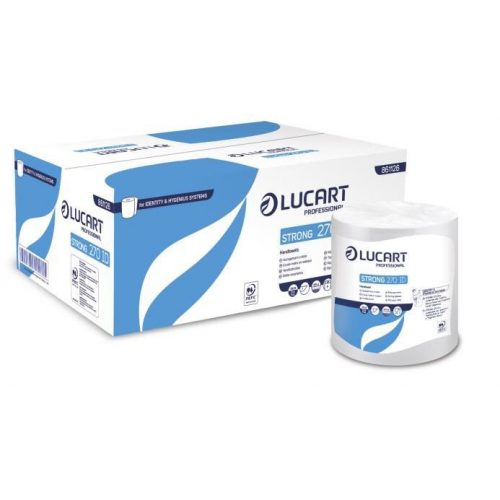 Lucart Strong 270 ID, tekercses kéztörlő, 1r., cell., 270m/tek., 6tek./zsugor