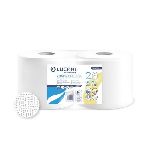 Lucart Strong Multi-Use Ipari törlőpapír, 2r., cell., 760lap/tek.,2tek./zsugor